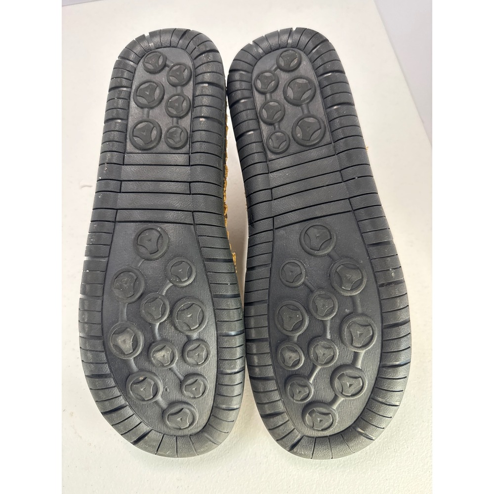 Fashion Mens Tan Leather Fisherman Sandals Closed Toe Stitched Rubber Sole 11.5 - Picture 5 of 10